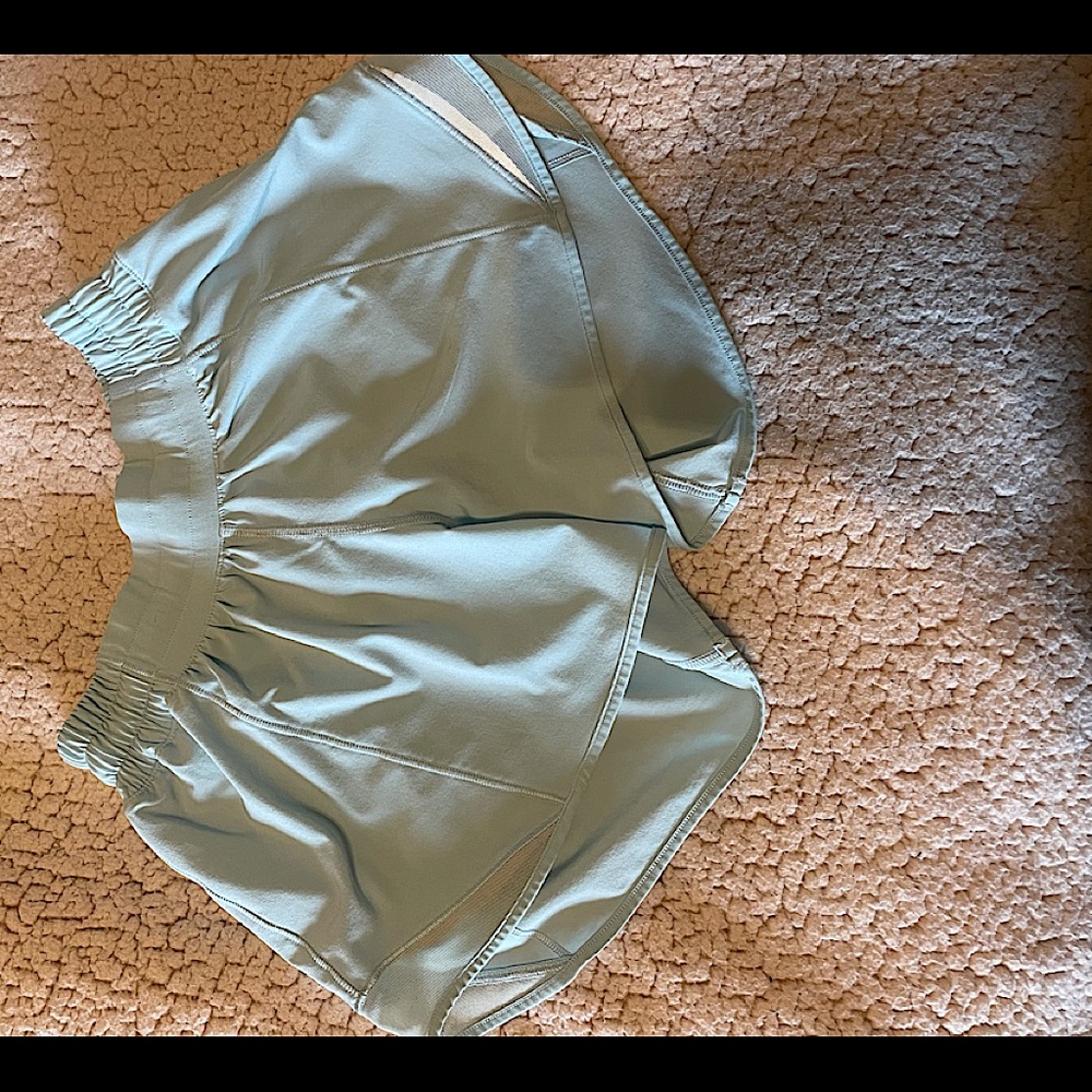 Light blue/turquoise Lululemon shorts